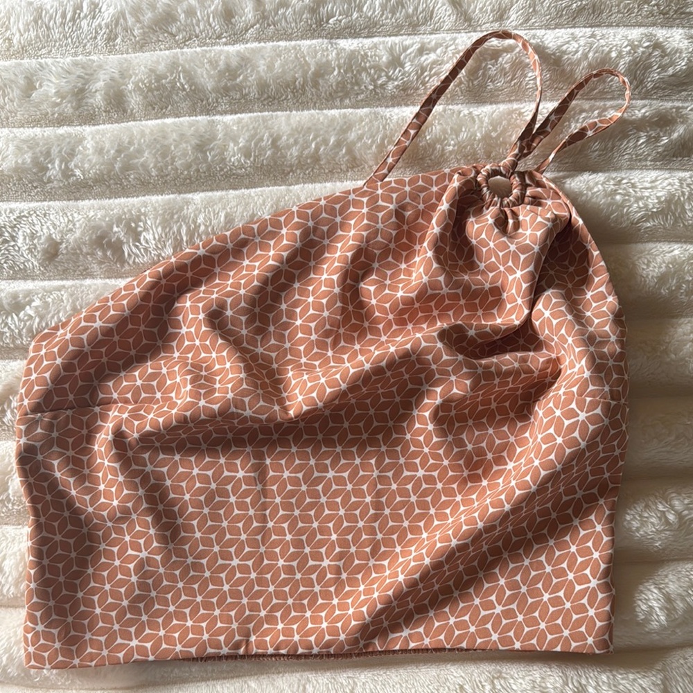 Abercrombie & Fitch Peach Crop Top